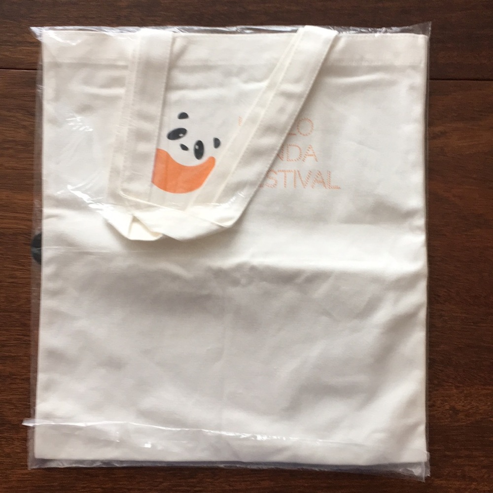 Hello Panda Cotton Tote bag New in bag
